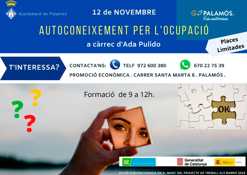 12 de novembre - Curs per l'ocupació a càrrec d'Ada Pulido.
