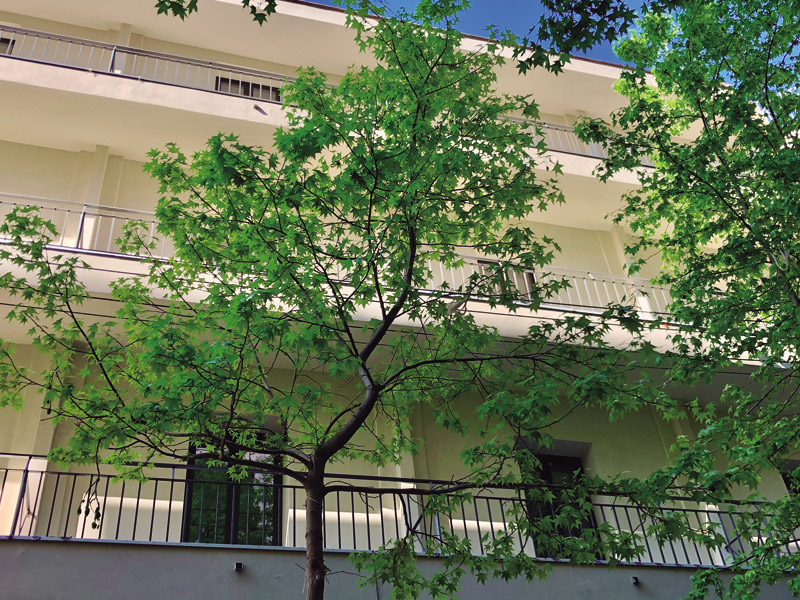 Façana de l'edifici de 'Palamós Mar'. (Foto: Palamós Mar).