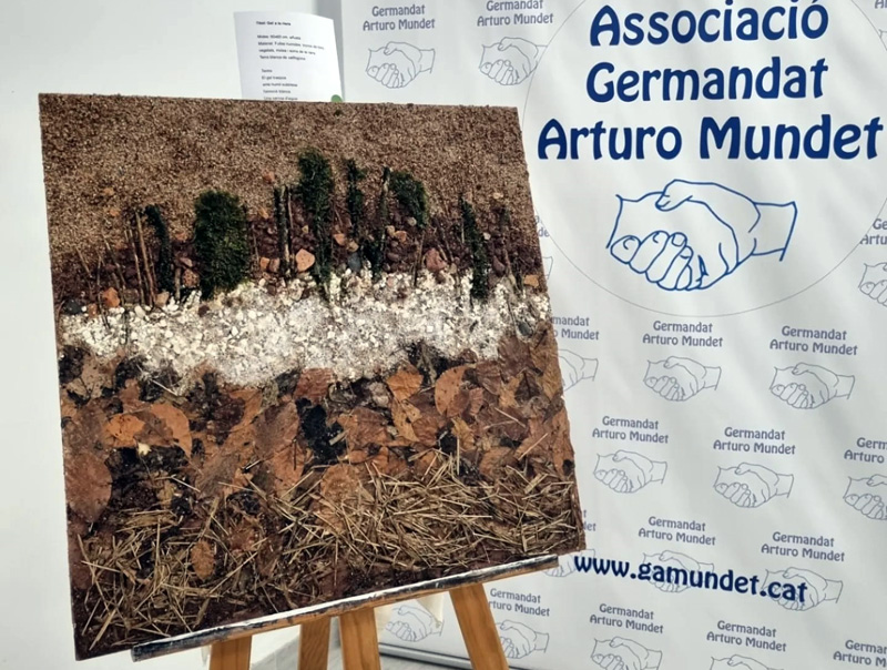 Exposició pictòrica de Lola Hosta, fins ahir al local de la Germandat. (Foto: Germandat Arturo Mundet).