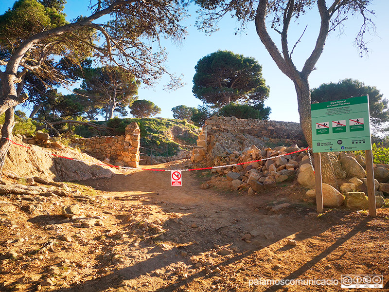 L'entrada ha estat restringida durant el temps que han durat les excavacions.