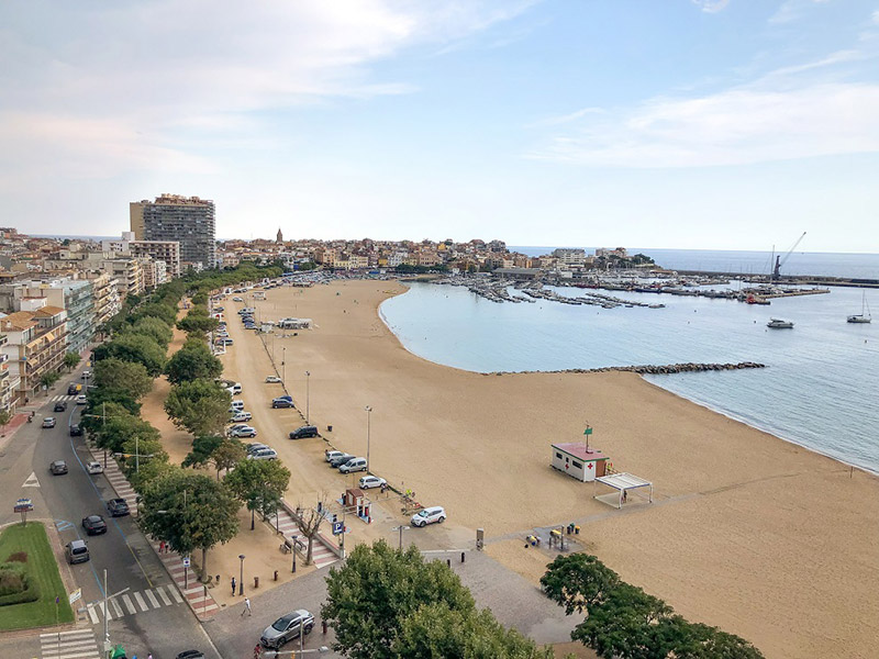 El passeig del Mar de Palamós. (Foto: Ajuntament de Palamós).