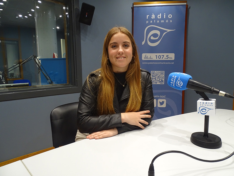 La jugadora del sènior femení del Club Esportiu Palamós, Mireia Rocafort.
