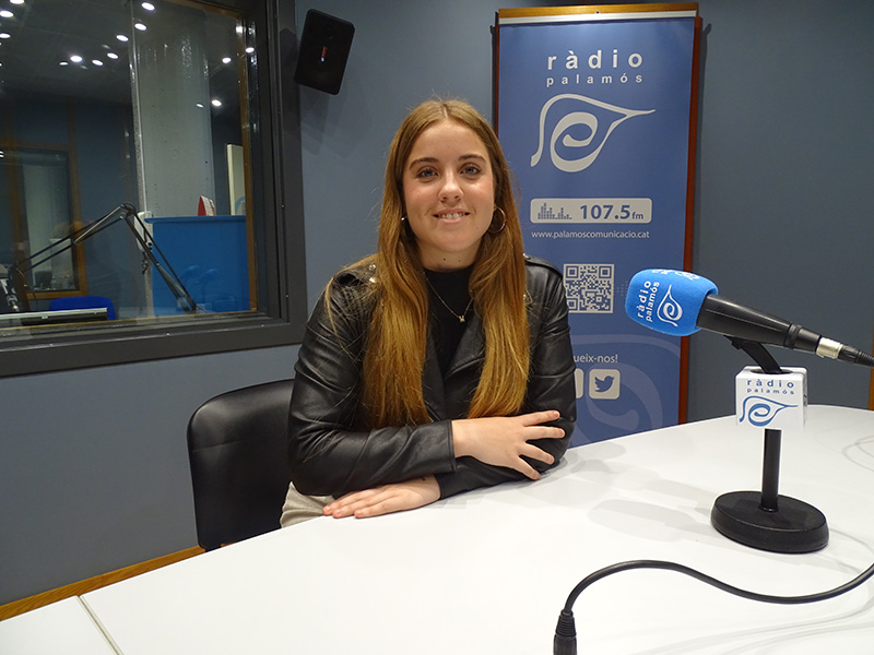 La jugadora del sènior femení del Club Esportiu Palamós, Mireia Rocafort.