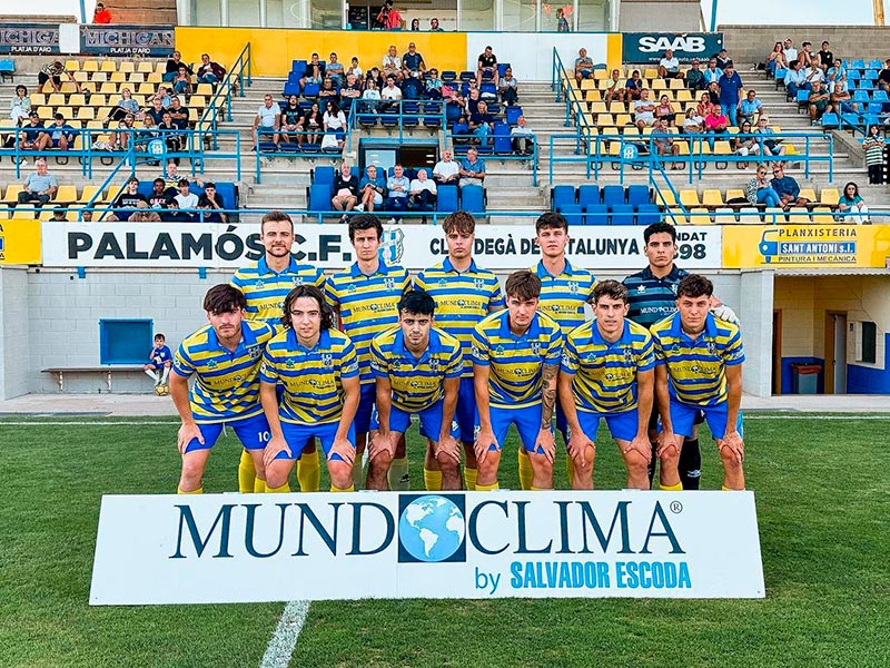 El Palamós ha jugat avui el primer partit a casa de la temporada. (Foto: Palamós CF).