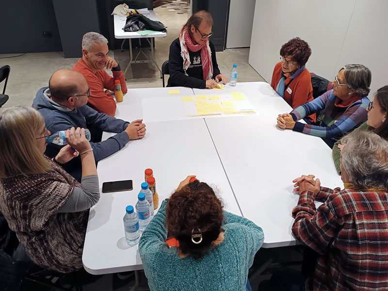 Imatge d'arxiu d'una sessió participativa amb la ciutadania. (Foto: Ajuntament de Palamós).