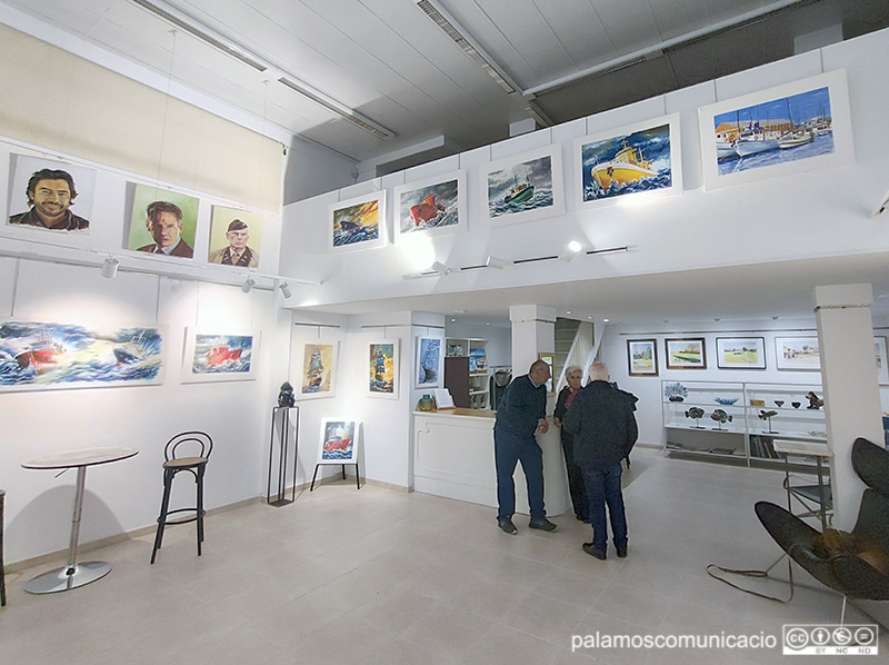 Avui s'inaugura l'exposició de temàtica marinera amb José Luis Escardó i Lluis Martinell a la galeria Monalisi