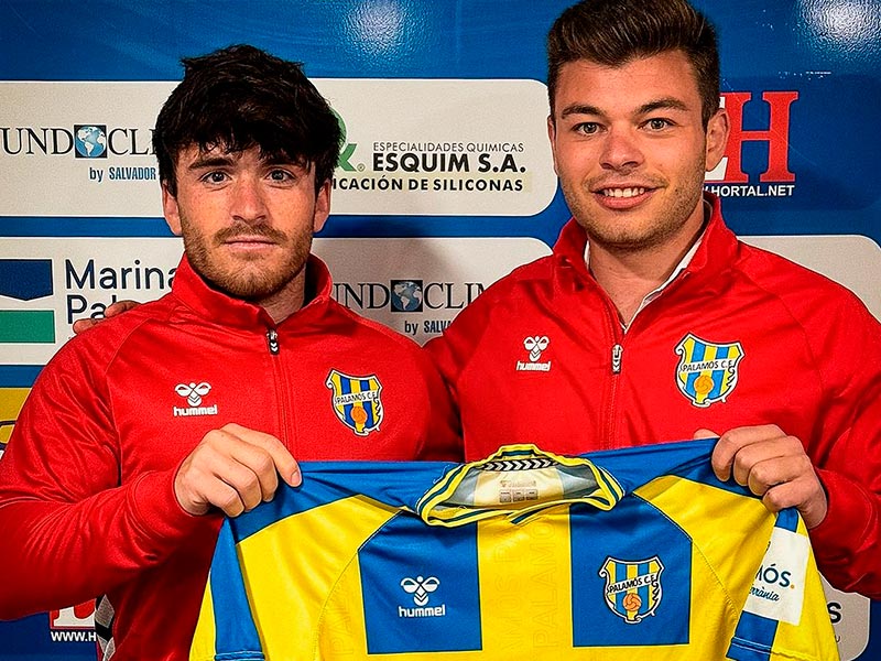 Xevi Germán i Guillem Costa seran els coordinadors del futbol base del Palamós. (Foto: Palamós CF - Laura Heras).