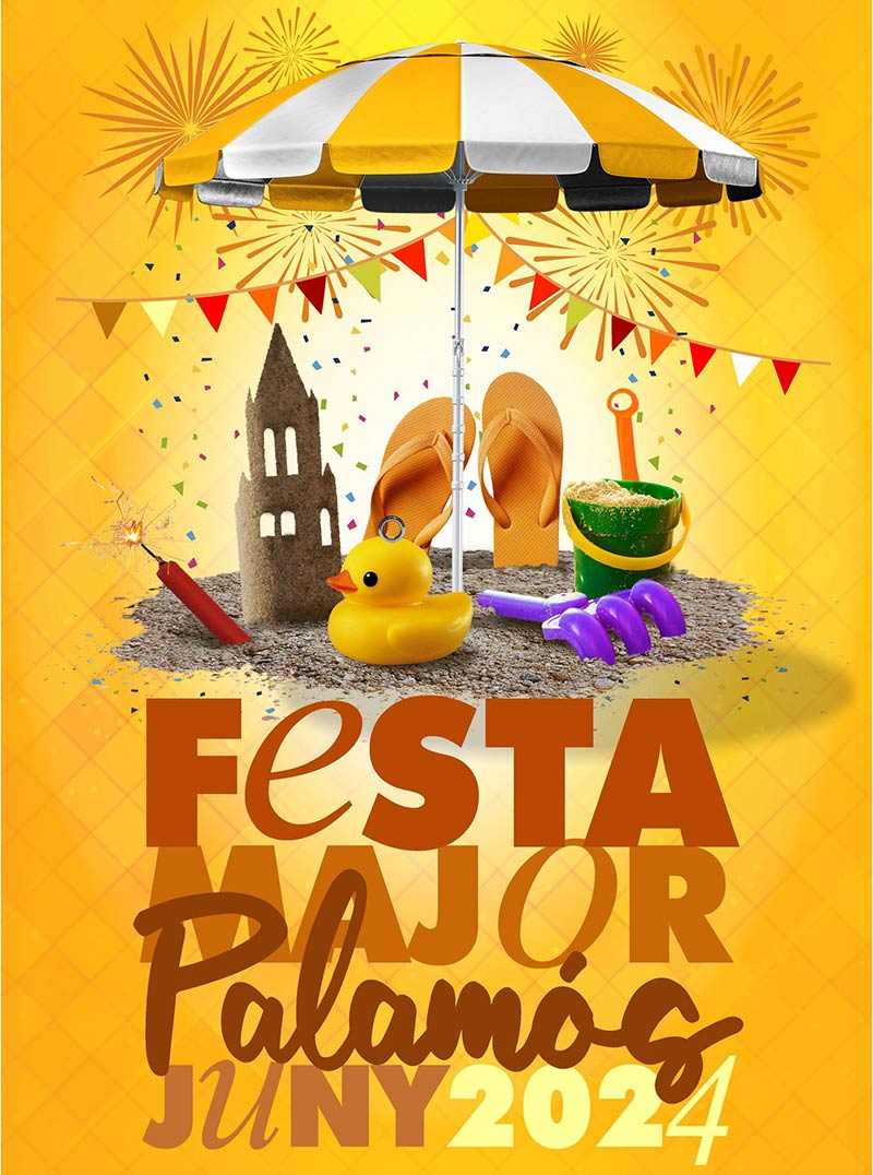 El cartell de la Festa Major de Palamós 2024. (Font: Ajuntament de Palamós).