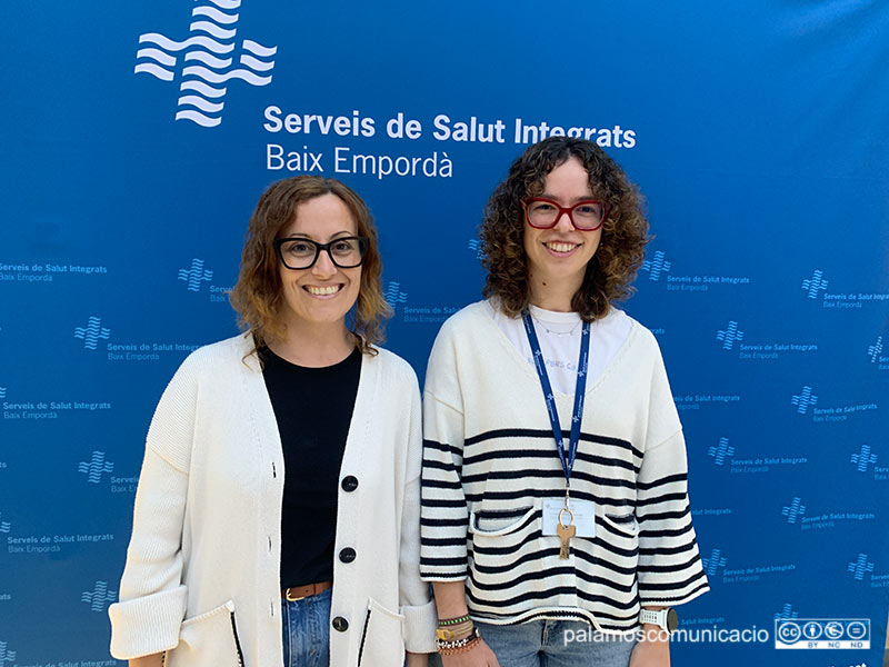 Carme Soler i Carme Andreu, dues treballadores de SSIBE que han participat a l'Oncotrail 2024.