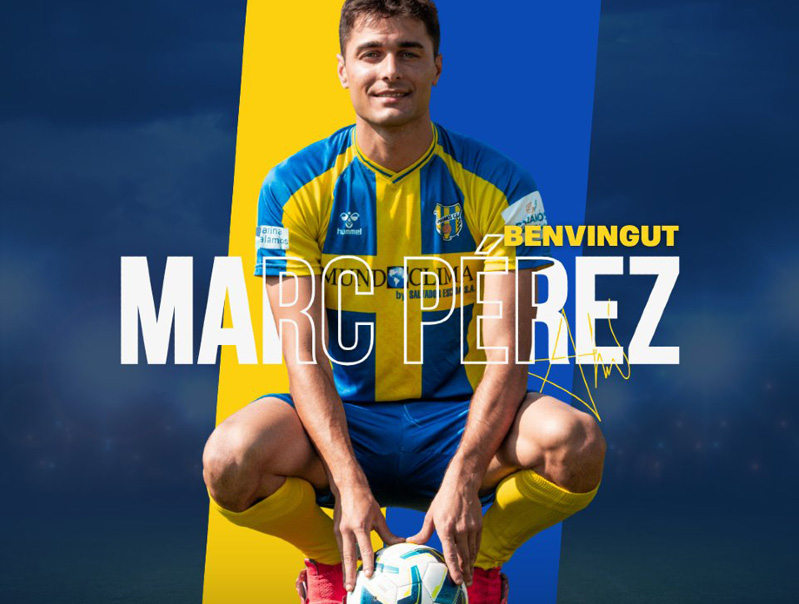 Marc Pérez reforçarà l'atac del Degà. (Foto: Palamós CF).