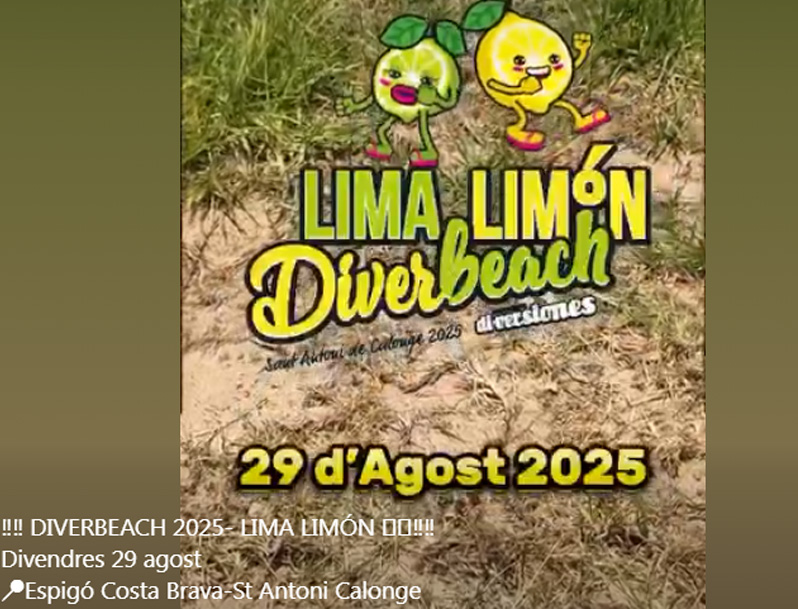 Vídeo promocional de la Diverbeach 2025.