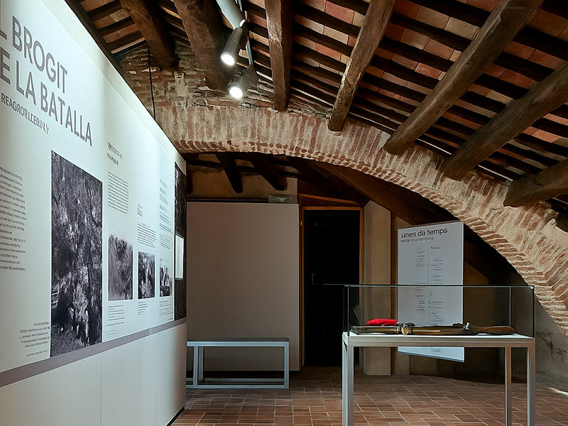 ElCentre d'Interpretació de les Gavarres, al castell de Calonge. (Foto: Ajuntament de Calonge i Sant Antoni).