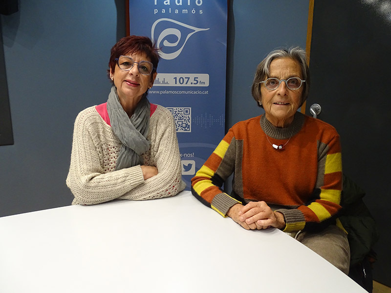 Isabel Martí i Conxita Samsó, avui a Ràdio Palamós.