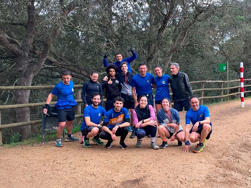 Una sortida de running de l'Associació Atlètica Palamós. (Foto: AA Palamós).