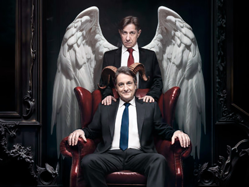 'Els bons', amb Jordi Boixaderas i Ramon Madaula, demà a La Gorga. (Foto: La Gorga).