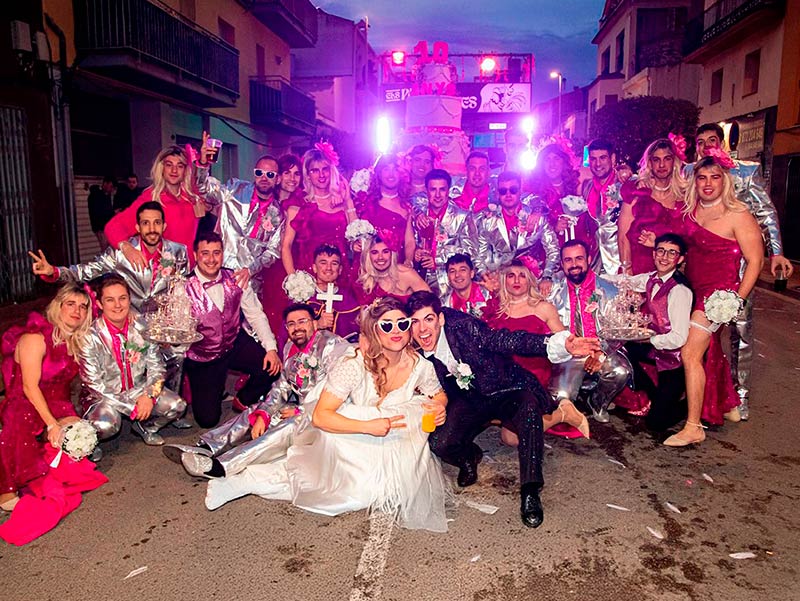 La festa està organitzada per la colla de carnaval 