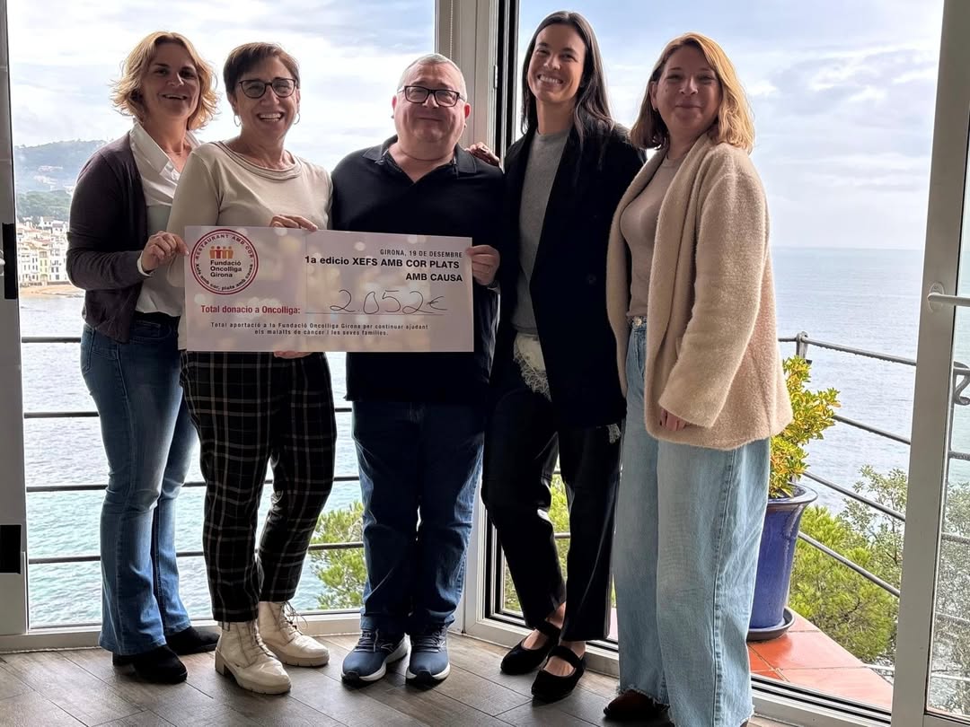 La primera edició de “Xefs amb cor, plats amb causa” es tanca amb una recaptació de 2.052€. (Foto: Oncolliga Girona).