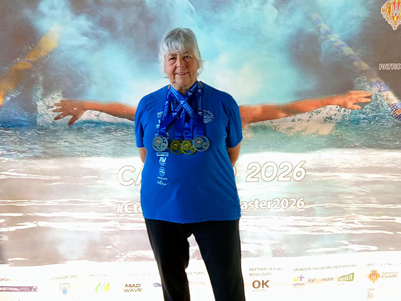 La nedadora del Club Natació Palamós, Roser Castillo. (Foto: Club Natació Palamós).