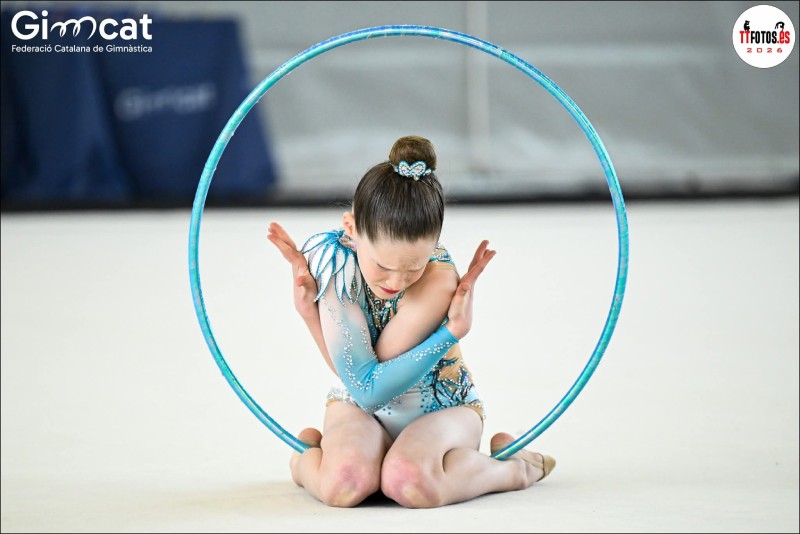 La gimnasta del Club Gimnàstica Rítmica Costa Brava, Aleksandra Panova. (Font: Federació Catalana de Gimnàstica).