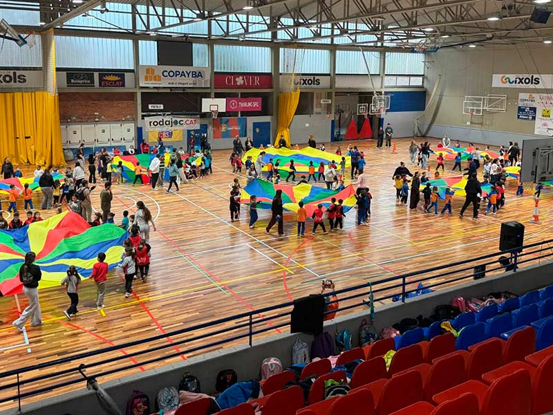 Imatge del Rodajoc que es va fer a Sant Feliu de Guíxols la setmana passada. (Foto: Consell Esportiu Baix Empordà).