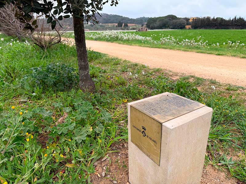 La “Ruta del termenal” permet resseguir els termes de Palamós i Sant Joan. (Foto: Ajuntament de Palamós).