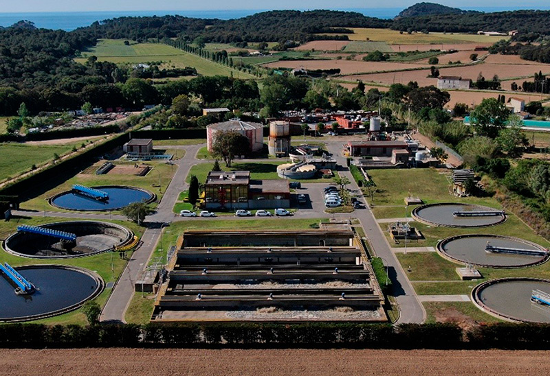 Imatge d'arxiu de la depuradora de Palamós. (Foto: Consorci d'Aigües de la Costa Brava).