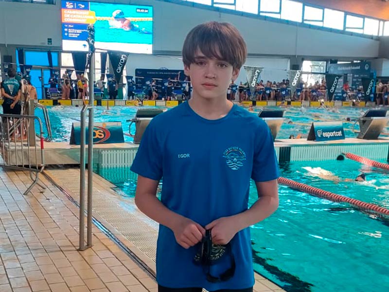 El nedador del Club Natació Palamós Egor Chernogortsev. (Foto: CN Palamós).