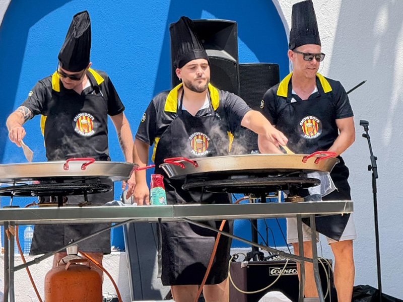 'La Socarrada' es fa al parc de l'Arbreda. (Foto: Showboys Palamós).