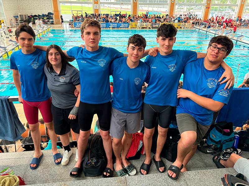 Nedadors del Club Natació Palamós han participat aquest cap de setmana al Trofeu Lloret-Memorial Sensei Fusano. (Foto: CN Palamós).