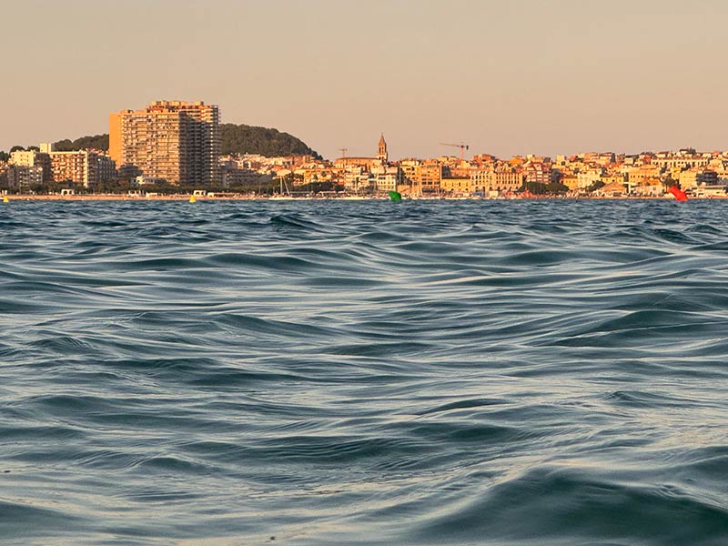 Ahir vam arribar als 33,5 graus a Palamós. (Foto: Méteo Palamós).