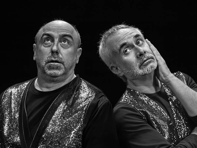 Els humoristes Carles Xuriguera i Fel Faixedas. (Foto: Festival Riures).