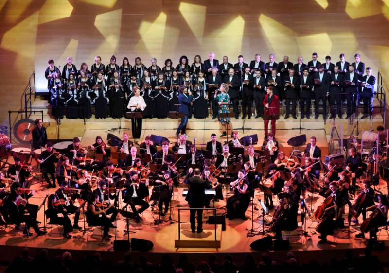 La Simfònica de Cobla i Corda obre avui la desena edició del festival 'Amb So de Cobla'. (Foto: Simfònica de Cobla i Corda).