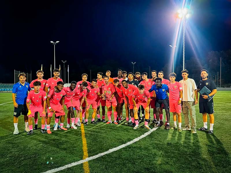 El Palamós va guanyar ahir al Fornells per 2 a 3. (Foto: Palamós CF - Laura Heras).