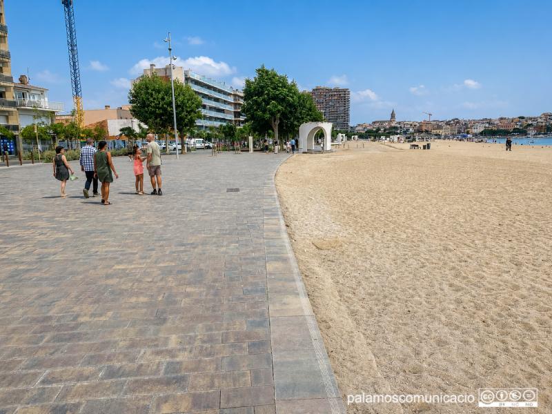 El passeig del Mar de Palamós.