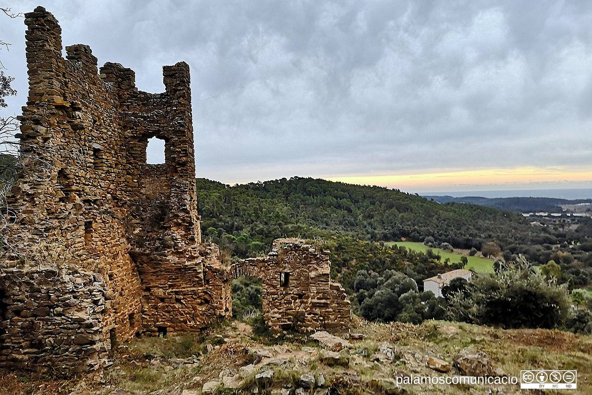 El castell de Vila-romà.