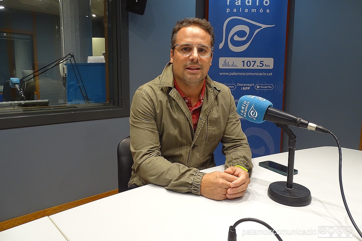 El regidor de Serveis Econòmics de l'Ajuntament de Palamós i Sant Joan, Eduard Riera.