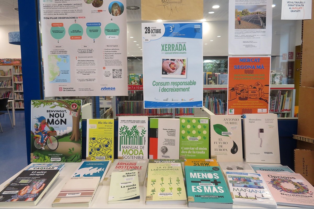 L'exposició d'aquest mes a la biblioteca és sobre el 