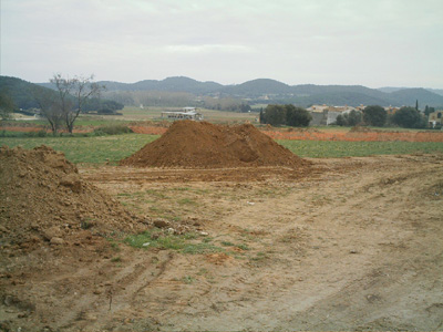 Obres de la futura autovia Palamós-Palafrugell