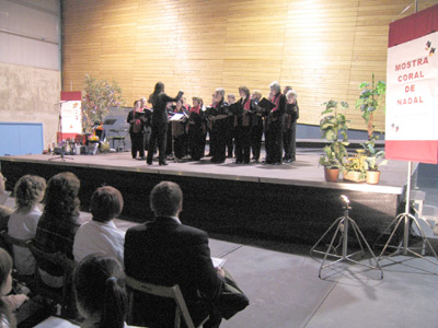 Un moment de la Mostra de Nadales de Sant Antoni