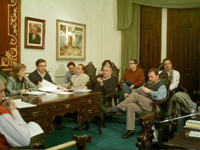 Un moment del ple que va aprovar el pressupost municipal de 2006