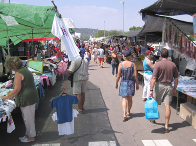 El mercat de Sant Antoni, aquest estiu passat