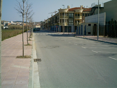 El carrer de Santiago Bañeras, possible destí del mercat setmanal