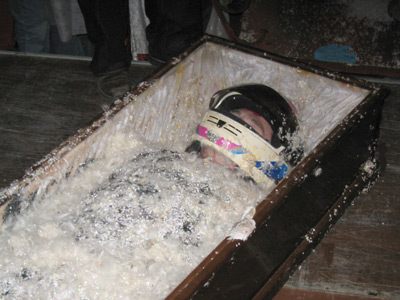 El Carnestoltes 2006, ben guarnit al seu taüt
