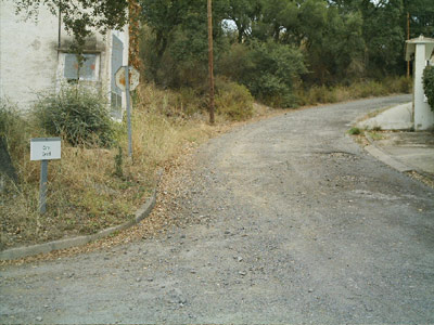 Carrer de la urbanització Mas Pere.