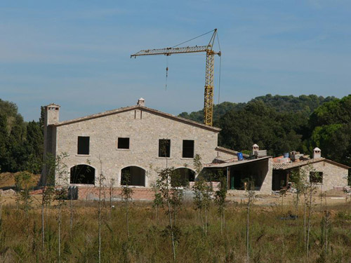 Una de les cases del sector de Canyelles.