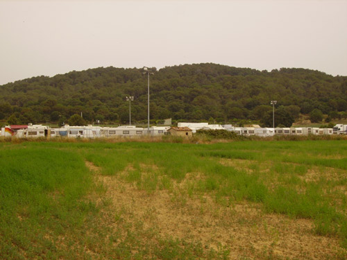 Les caravanes dels firaires, al camp de Belitrà.