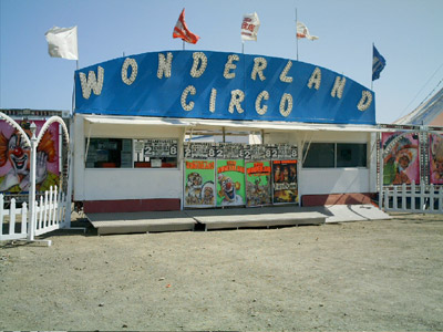 El Circ Wonderland, un dels que va tenir un pas polèmic per Palamós.