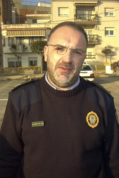 El sots-inspector en cap de la Policia Local de Palamós, Javier Borrallo.