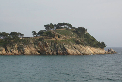 Vista del poblat ibèric de Castell.
