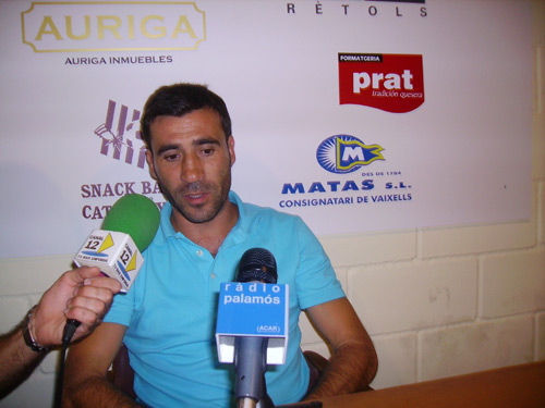 Raul Agné, entrenador del Palamós C.F.